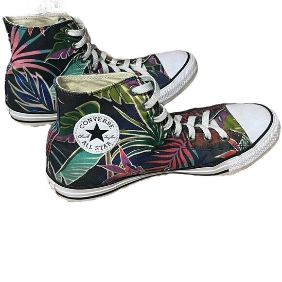 Converse Chuck Taylor All Stars Tropical Print, Size 8/10 - Picture 3 of 11